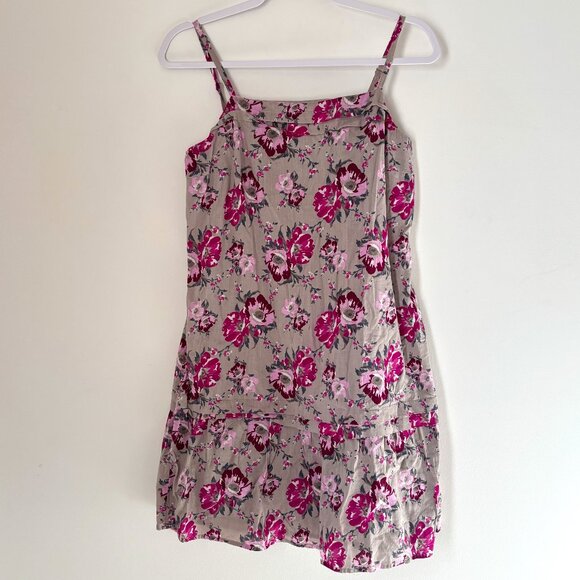 Y2K Vintage Old Navy Floral tank Sun Dress Lined Women Size Small-Medium a23 - Picture 1 of 14